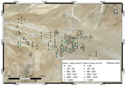Figure 2: Hole Locations, Tumas Resource Expansion