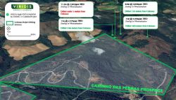 Figure 2: Satellite image of Caminho Das Pedras Prospect