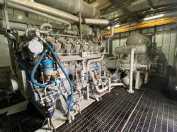 One of the compressor engines at the Rosalind Park Gas Plant