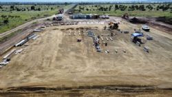 Figure 1: Completed CNG Facility pad