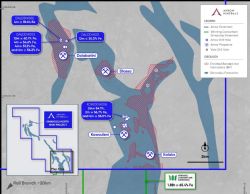 Figure 3: Simandou North Iron Project, Southern Prospects.