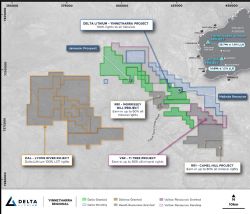 Figure 1: Expanded Delta Lithium footprint in the Yinnetharra region