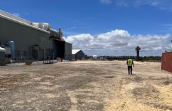 Figure 2 – Proposed Refinery site adjacent to Doral Fused Materials operation