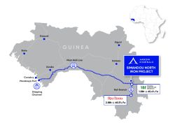 Figure 1: Simandou North Iron Project location