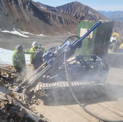 Figure 1. Drilling at RPM well underway