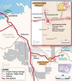 Carpentaria Pilot Project location
