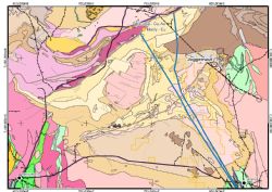 Figure 1: Location of the Juggernaut VHMS Target in relation to Great Western Tenements
