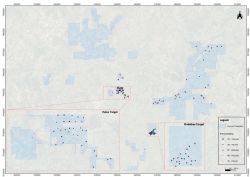 Figure 1: Overview of the Ongoing Drilling Programme at Mata da Corda