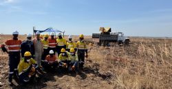 Figure 6. Exploration team at Boussoura North