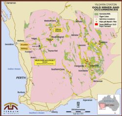 Diagram 6: The Wildflower project is located approximately 350 kilometres north of Perth