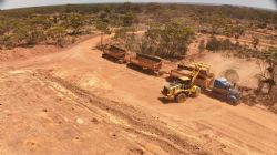 Figure 3: First Boorara ore being loaded on route to Paddington Mill