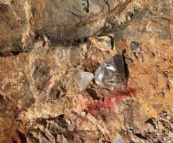 Figure 3: Channel sample from the pit