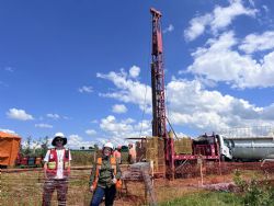 Figure 8: Senior Geologist Leonardo Fraga and Geologist Ana Batista
