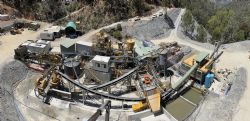 Figure 5 Birds eye view of the Hill End Gravity Gold plant with sorter (left side)