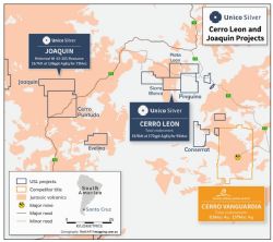 Figure 6: Joaquin and Cerro Leon project location