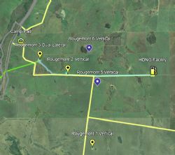 Figure 1: Well locations within the Rolleston West Project Area