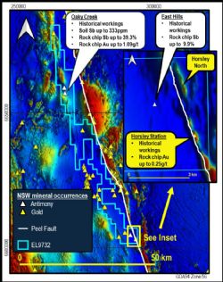 Figure 2: Geological Survey of NSW total magnetic intensity