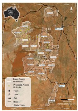 Figure 1 – Proposed drillhole locations