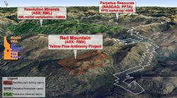 Figure 2: Location of RMXs Yellow Pine Antimony Project
