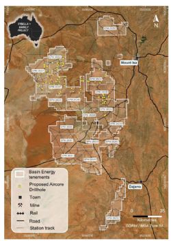 Figure 1 – Proposed drillhole locations