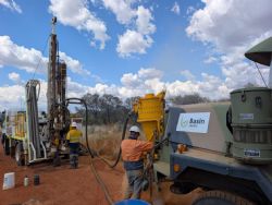 Figure 2 – Current drilling program. 