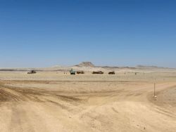 Figure 3: Bulk earthworks contractor stripping topsoil.