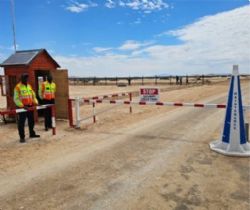 Figure 5: Main site access security gate