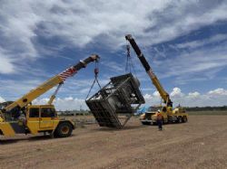 Carpentaria Gas Plant vessel preparation for final inspection in Roma, Queensland.