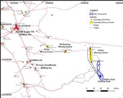 Figure 1 Erayinia - King Gold Project Tenements