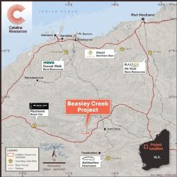 Figure 1. Regional context and location of Beasley Creek