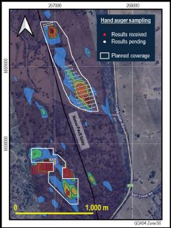Figure 5: Summary of soil hand auger samples collected and analysed to date