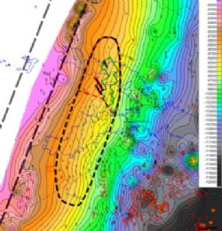 Roundhouse Prospect – Top CV Lime Depth Structure
