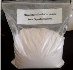 Rare earth carbonate produced at the SX Pilot Plant at ANSTO Minerals