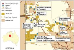 Figure 10. ABM Project Location Map in Northern Territory.