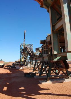 Figure 6. Crushing Plant installed.