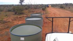 Evaporation trial at commencement on 30 May.