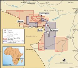 Figure 1. General location map with tenure and main prospects