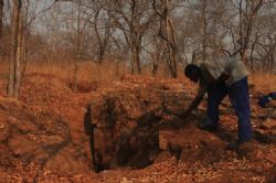 Figure 2. Trench location of Mahdewa vein