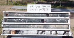 Procyon Reef, ~473m in GHD009; samples have been resubmitted for Screen Fire Analysis