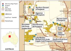 Figure 3. ABM Project Location Map in Northern Territory