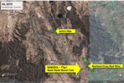 Location Map showing gold deposits (GSNSW)