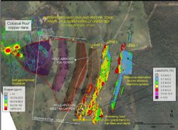 DHMMR survey plan for Kempfield target VMS lens and feeder zone areas