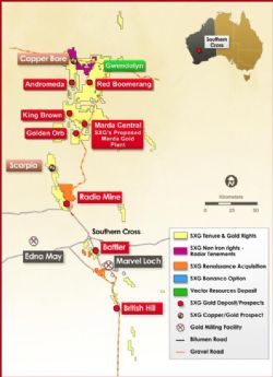 Figure 3: Marda Gold Project Location and Tenements