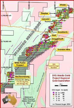 Figure 4: Evanston Shear exploration prospectivity