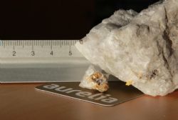 High grade gold ore from the Hera underground