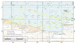 Figure 4. Drill holes on Lake Mackay South.