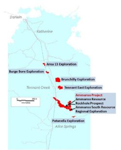 Figure 1. Rum Jungle Resources and subsidiaries’ phosphate projects and JV.