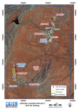 Figure 3. Plan of RC drilling for resource extension