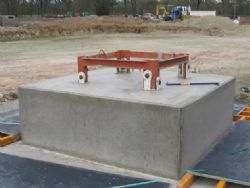 Photos 4. CIL Plant – Tower crane foundations