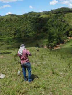 Sampling of northern soil